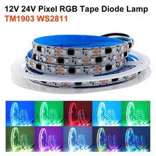 DC12V/24V WS2811 Led Strip Individually Addressable 96Led/m External 1IC Control