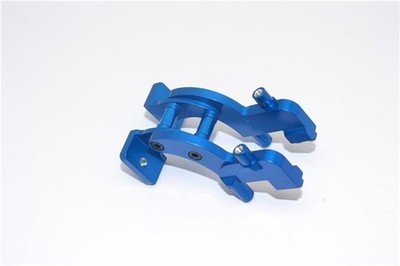 GPM TRAXXAS 1/16 E-Revo Aluminium Spoilerbefestigung eloxiert hinten blau / GPME