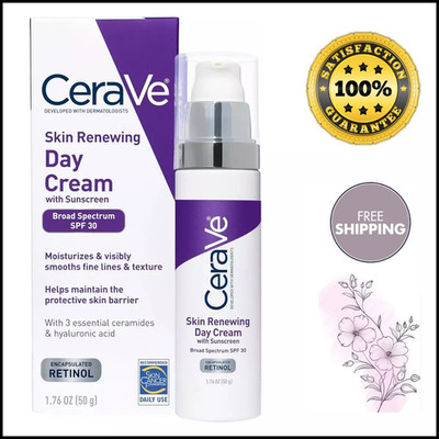 CeraVe LSF 30 Hauterneuernde Anti-Aging Retinol Tagescreme - 1,76 Oz.