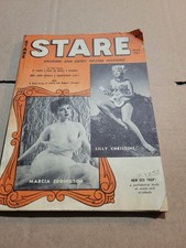 Stare Magazine October 1954 Rear Photo Beautiful Women Of 1950’s