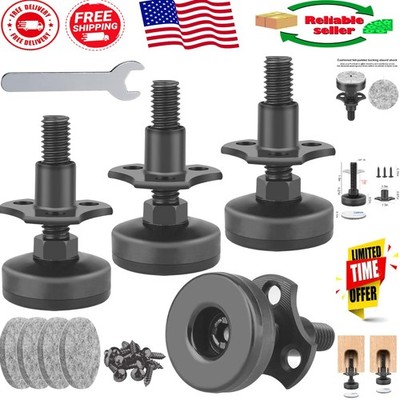 Adjustable Leg Levelers for Tables and Chairs - Supports 1320Lbs, Easy Install