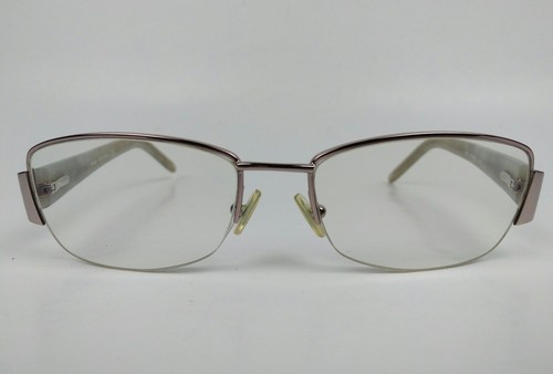 Max Mara MM982/U TXG Eyeglasses Frame Italy 53 17 135mm Women Half Rim Rose Pink