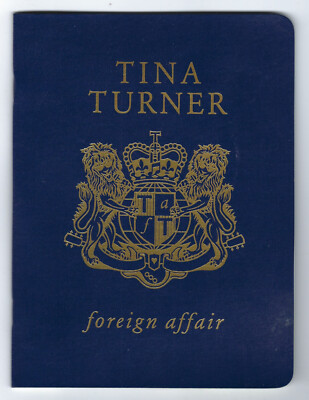 TINA TURNER - Foreign Affair - Rare Passport Limited Edition - New Not Sealed CD
