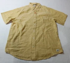 Weatherproof Vintage Men's Solid Country Twill Shirt BL1 Sauterne Large NWT