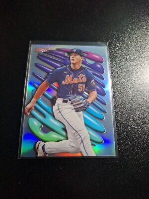 2023 BOWMANS BEST SHELLACKED REFRACTOR SP #SH-24 COLIN HOUCK NEW YORK METS NRMT+