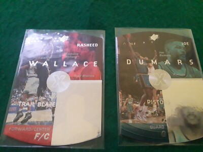 LOT VON 2 HOLOGRAMMEN SPX DIE -CUT 1997-98 NR. 14 35
