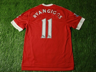 MANCHESTER UNITED # 11 RYAN GIGGS 2015/2016 FOOTBALL SHIRT JERSEY