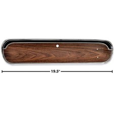 1965 - 1966 Mustang Glove Box Door Woodgrain Flat Door Deluxe - 3616d 1965 - 1966 Mustang Glove Box Door Woodgrain Flat Door Deluxe - 3616d