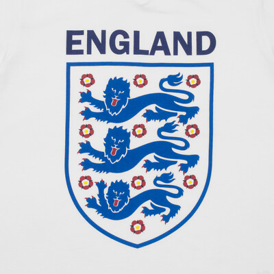 Pyjama Officiel Équipe D'Angleterre Garçon - Ensemble Court 100% Coton, Neuf Avec étiquettes