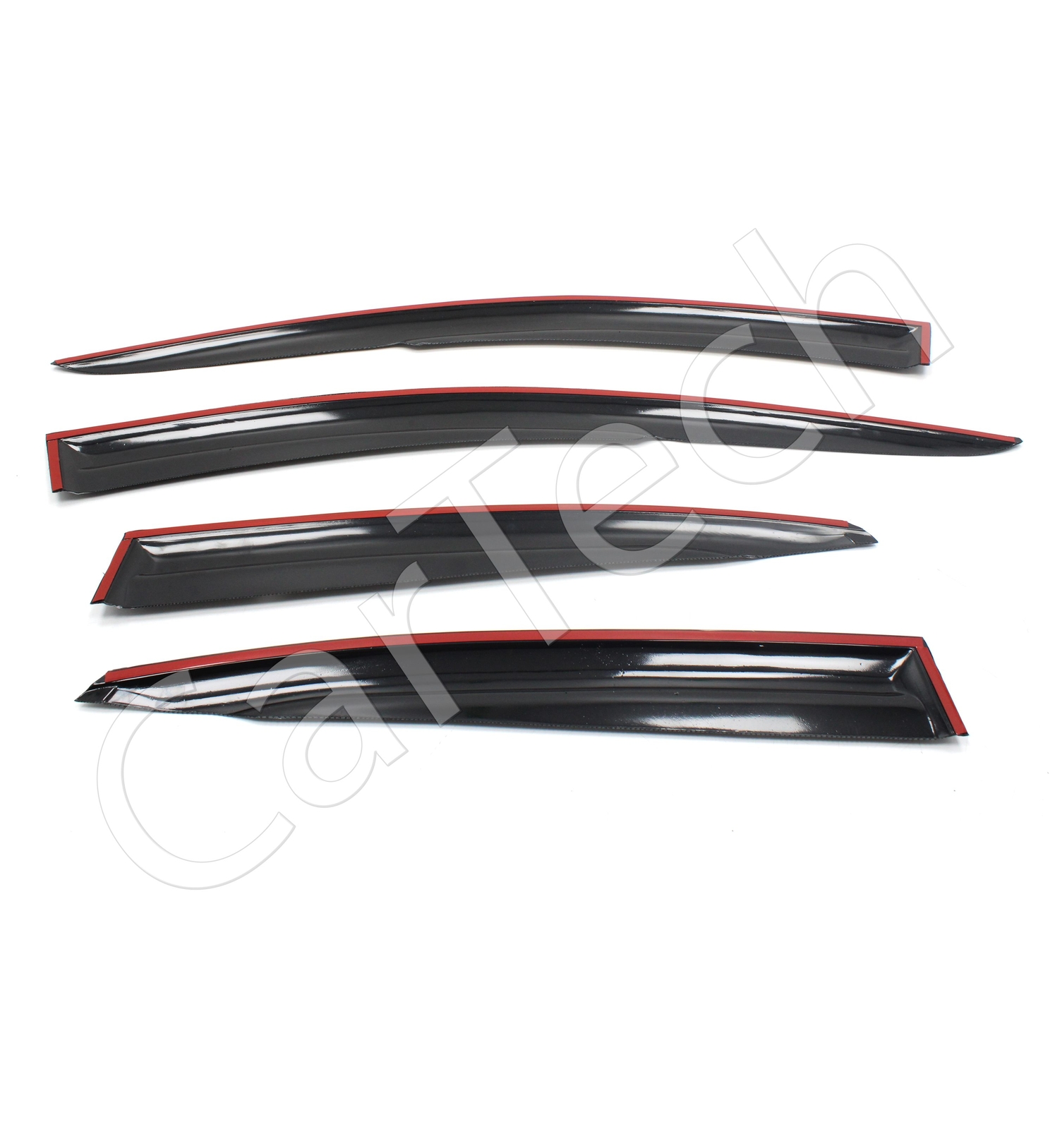 4PCS FOR FORD FOCUS MK2 SALOON WIND RAIN SUN GUARD DEFLECTORS 4/5 DOORS