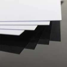 4pcs 1mm Thick 200mm x 250mm ABS Styrene Sheets Architectual Accessories