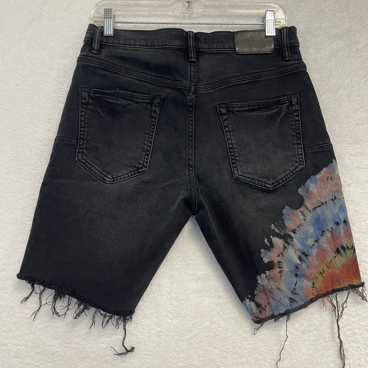 ★BADBLOOD★ Lion Patch Bermuda Denim Pants Black w-srt25-01 MUSINSA | BADBLOOD Lion Patch Bermuda Denim Pants - Black
