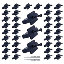 100PCS Hidden Fasteners Deck Fastener Clip Universal Nylon Clips Decking Fast...
