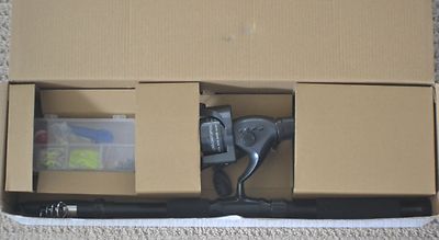 FISHING COMBO SET ROD/REEL/LURES W/CASE FOR LURES ETC../SPORTS/FRESHWATER