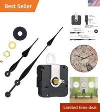 Elegant High Torque Quartz Clock Kit with 12 Inch Spade Hands for DIY Projects