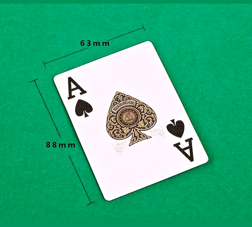 Texas Hold'em" Poker Gold Foil Border Playing Card Board Game PVC Material - Picture 9 of 9