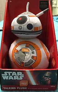 Star Wars The Force Awakens 9 inch BB8 Talking Plush Original Movie Sounds TFA | eBay