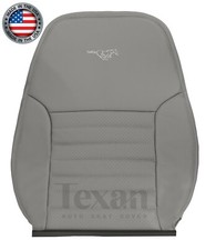 1999 - 04 Ford Mustang Gt V8 Driver Lean Back Perforated Leather Seat Cover Gray