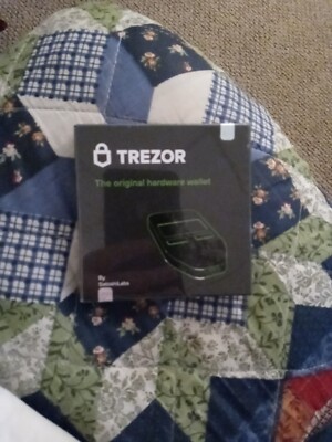 Brand New, Trezor The Original Hardware Wallet, White, SEALED, NEVER OPENED 