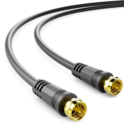 5m SAT TV Kabel 135dB 4K UHD HD TV Koaxial Kabel HDTV Antennenkabel F-Stecker
