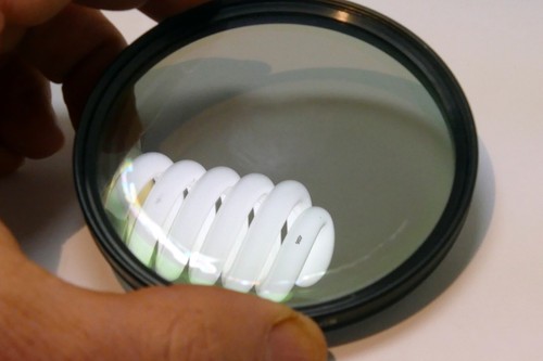 C-PL 86mm Circular Polarizer Filter - with DAMAGED COATING separation - Picture 8 of 14