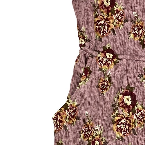 Xhilaration Women’s Mauve Floral Drawstring Dress Size S - Bild 3 von 11