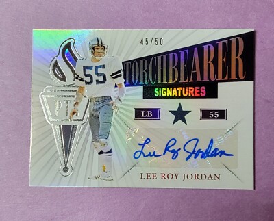 Lee Roy Jordan 2019 Passing the Torch PTT Torchbearer Signatures  45/50