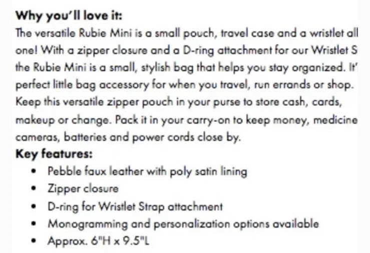 Thirty-One Gifts Rubie Mini -BNIB- White Striped Straw w/surprise new wristlet - Image 3 of 3