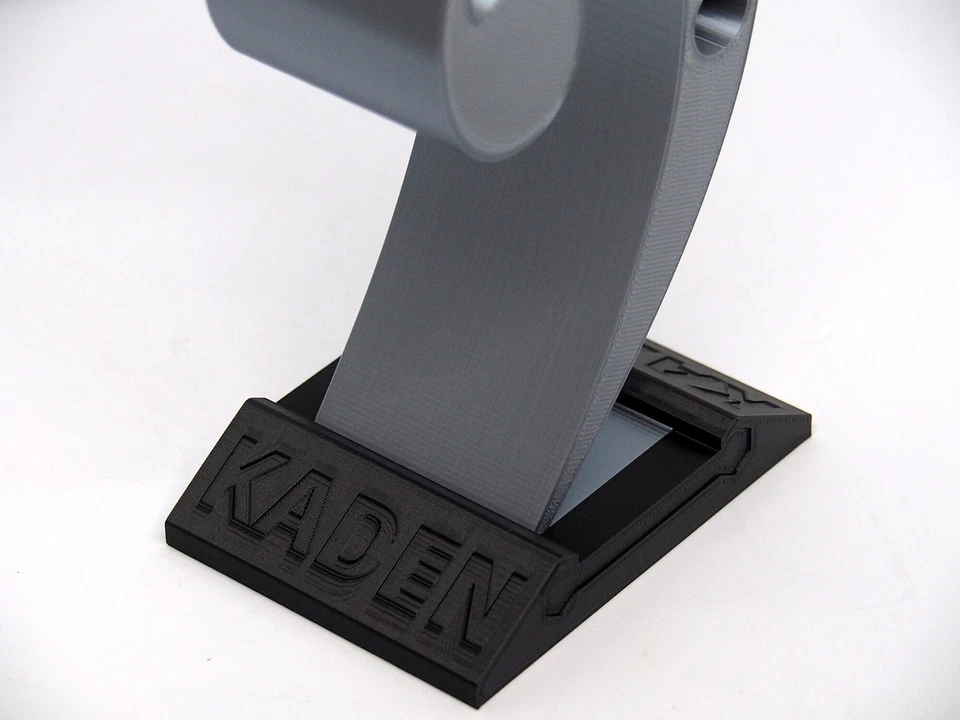 Soporte para auriculares impreso en 3D en forma de clave de graves / Soporte personalizado Foto 2 de 4