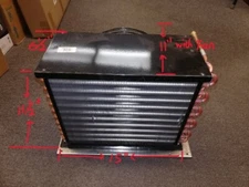 COOLTECH Condenser Coil for Commercial Coolers & Freezers 15"Wx11"Dx11 1/2"H