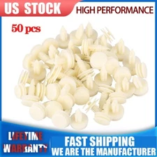 50Pcs Front Door Trim Panel Retainer Car Fasteners Clips For Chevy Buick GMC S10