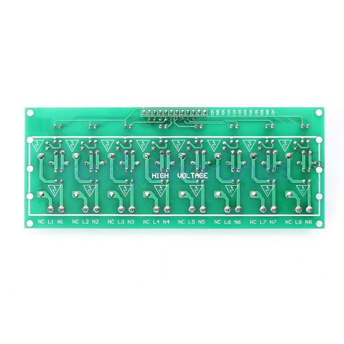 AC 220V Optokoppler Isolierung Spannungsprüfplatte 8 Kanal MCU TTL für SPS - Bild 5 von 5