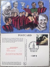 Manchester City v Wigan Athletic 3rd April 1999 Dawn First Day Postcard