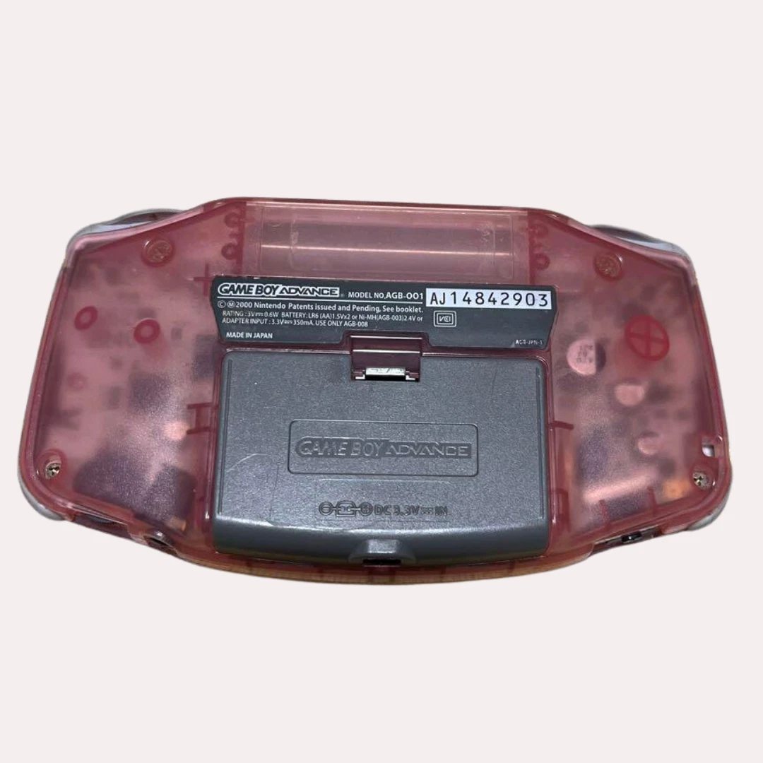 Nintendo Gameboy Advance console Milky Pink Japan GBA Used AGB-S 