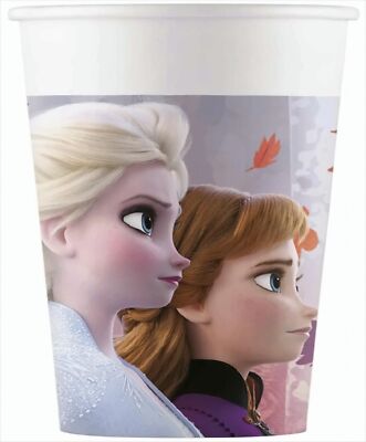 GW733b Frozen 2 Pappbecher 200ml 8 Stück Neu & OVP