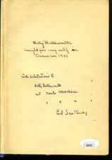Carl Sandburg JSA Coa Hand Signed 1931 Book Good Morning America Autograph