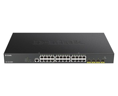 D-Link 24-Port Gigabit Poe Smart Managed Switch mit 4x 10G Sfp+ 370Watt. switc