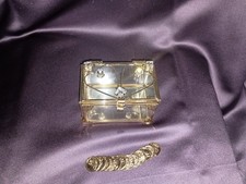 ARRAS DE BODA GOLD WEDDING CEREMONY UNITY 13 COIN SET CHEST BRIDAL Rhinestones