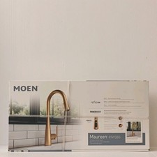 Moen Maureen 87493BG Brushed Gold 1 Handle High-Arc Pulldown Kitchen Faucet