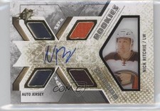2015-16 SPx Rookie Auto Jersey 148/499 Nick Ritchie #155 Auto 7m3