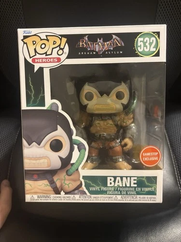 Funko Pop Batman Arkham Asylum Bane Glow in the Dark #532 GameStop Exclusive