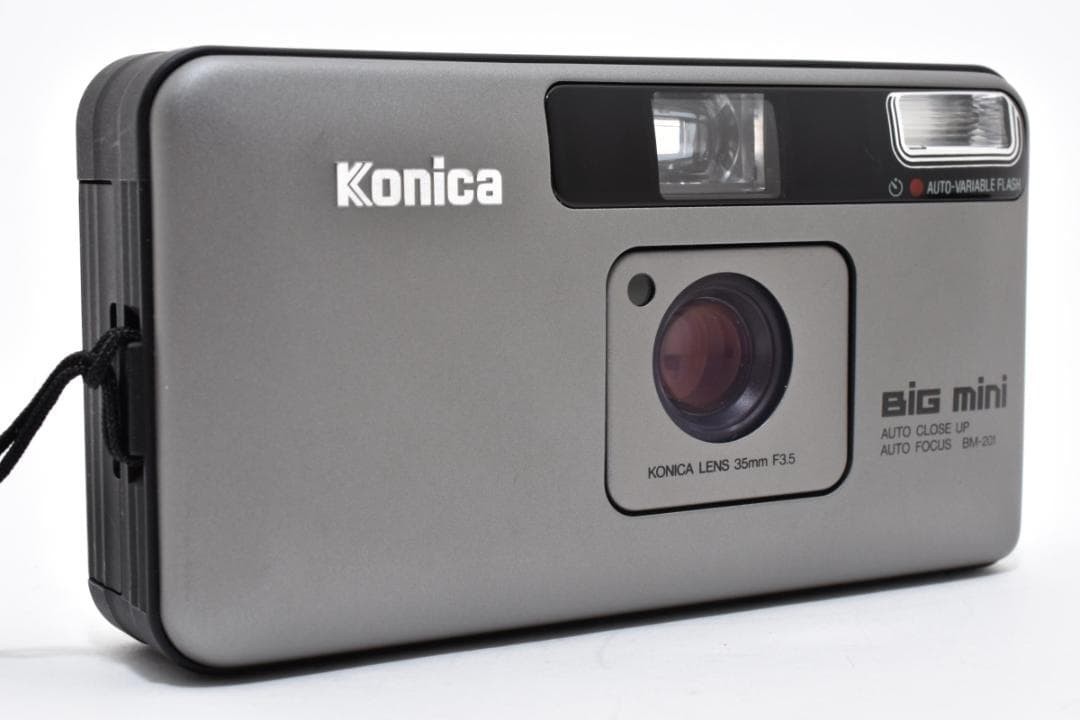 Konica Big Mini BM-201 BM201 35mm f/3.5 Film Camera From JAPAN