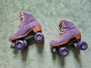 Moxi Lolly Roller Skates Quad Uk5 Taffy Colour Used Good Condition