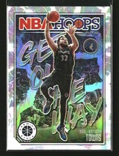 2019-20 Hoops Premium Stock #3 Karl-Anthony Towns Get Out The Way Holo