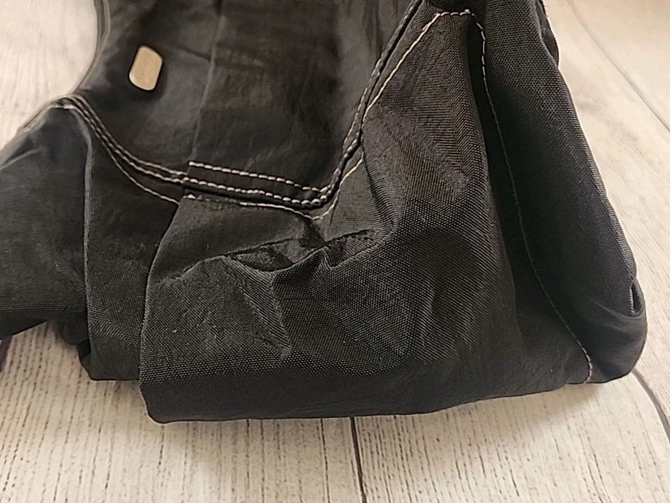 NWOT Baggallini Black Shoulder Bag With ID/Coin Purse  15” x 9" - Image 3 of 4