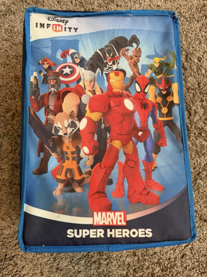 Disney Infinity Super Heroes Bundle With Blue Carrying Case