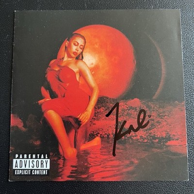 Kali Uchis Signed red moon in venus alternate cover Art Card Autograph