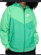 Nike Windrunner Lined Jacket Green Spring 2024 Unisex Medium Kids Youth
