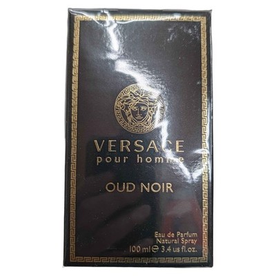 Versace Pour Homme Oud Noir 3.4oz 100ml EDP Eau de Parfum Spray Men NEW SEALED