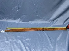 Vintage Used Basket Weave Tooled Leather Rifle Sling